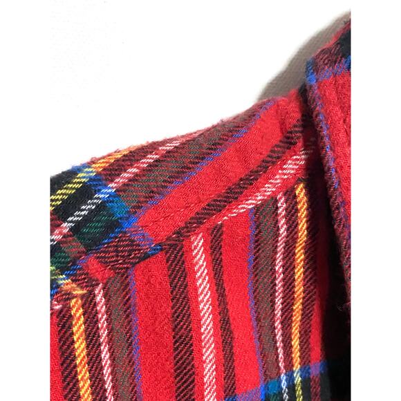 Old Navy Regular Fit Double Brushed Flannel Button Shirt Mens XL Lumberjack Barn - Picture 4 of 7